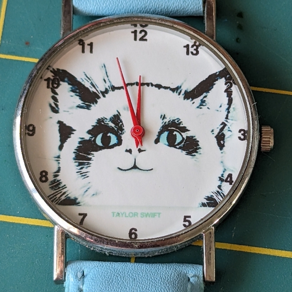 Taylor Swift Cat Watch - Blue